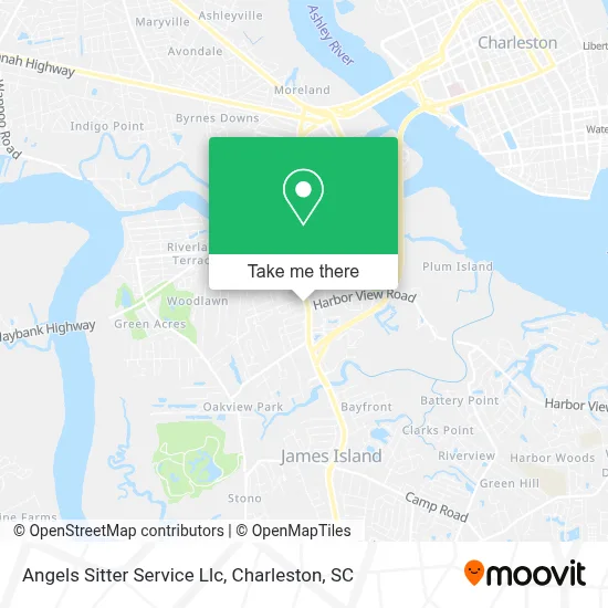 Angels Sitter Service Llc map