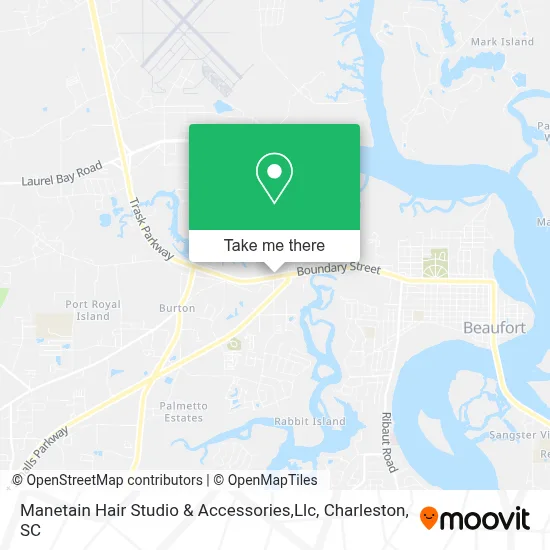 Manetain Hair Studio & Accessories,Llc map