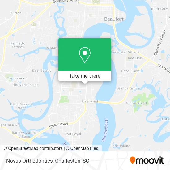 Novus Orthodontics map