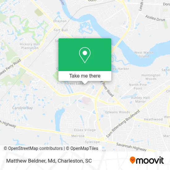 Matthew Beldner, Md map