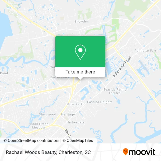 Rachael Woods Beauty map