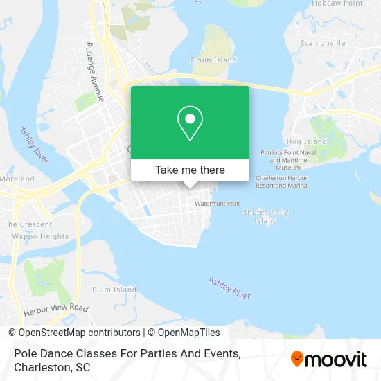 Pole Dance Classes For Parties And Events map