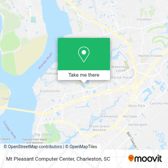 Mt Pleasant Computer Center map
