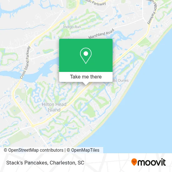 Stack's Pancakes map