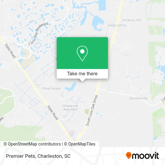Premier Pets map