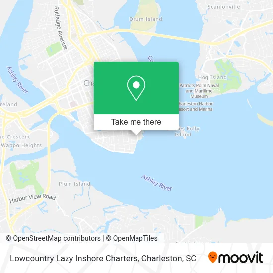Lowcountry Lazy Inshore Charters map