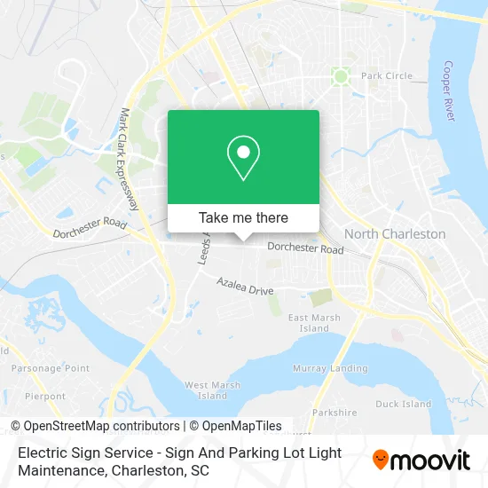 Electric Sign Service - Sign And Parking Lot Light Maintenance map
