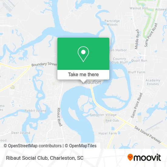 Ribaut Social Club map