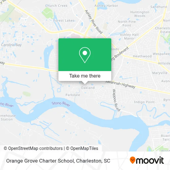 Orange Grove Charter School map