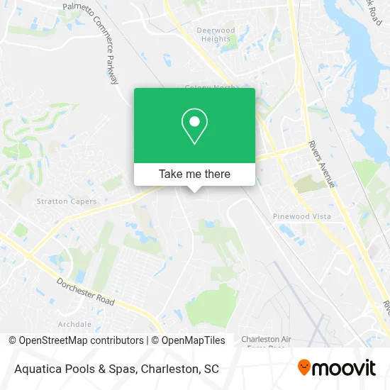 Aquatica Pools & Spas map