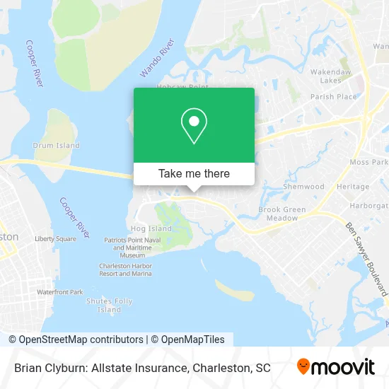 Brian Clyburn: Allstate Insurance map