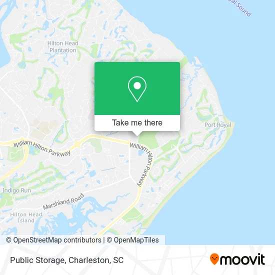Public Storage map
