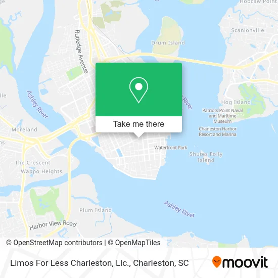 Limos For Less Charleston, Llc. map
