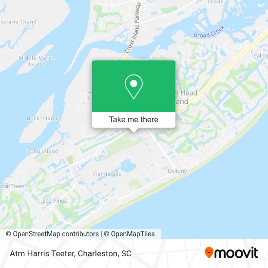 Atm Harris Teeter map
