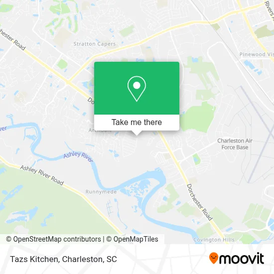 Tazs Kitchen map