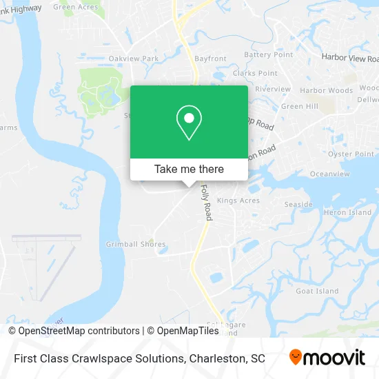 First Class Crawlspace Solutions map