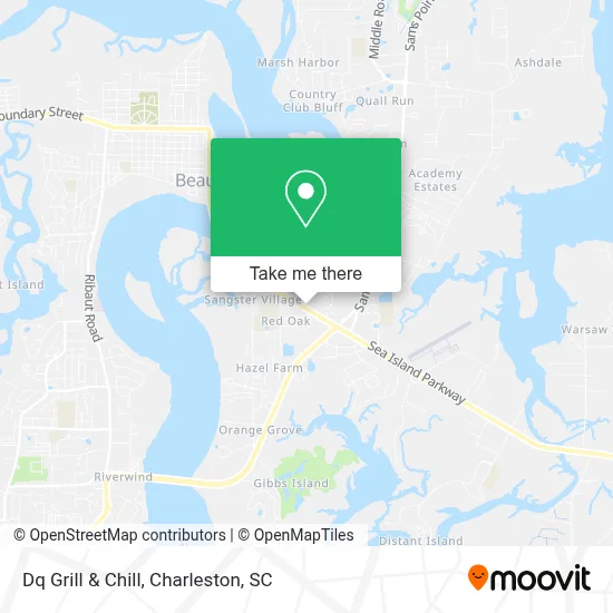 Dq Grill & Chill map