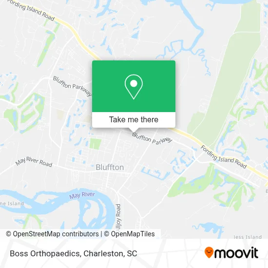 Boss Orthopaedics map