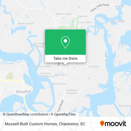 Mussell-Built Custom Homes map