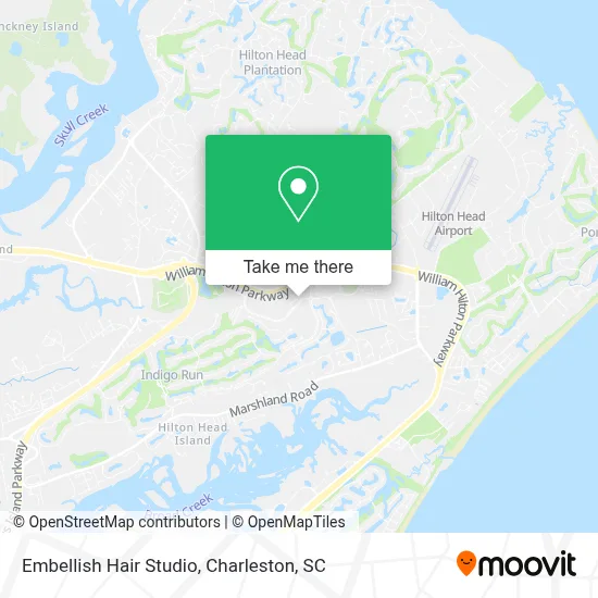 Embellish Hair Studio map