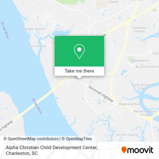 Alpha Christian Child Development Center map