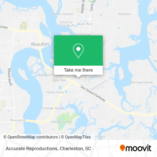 Accurate Reproductions map