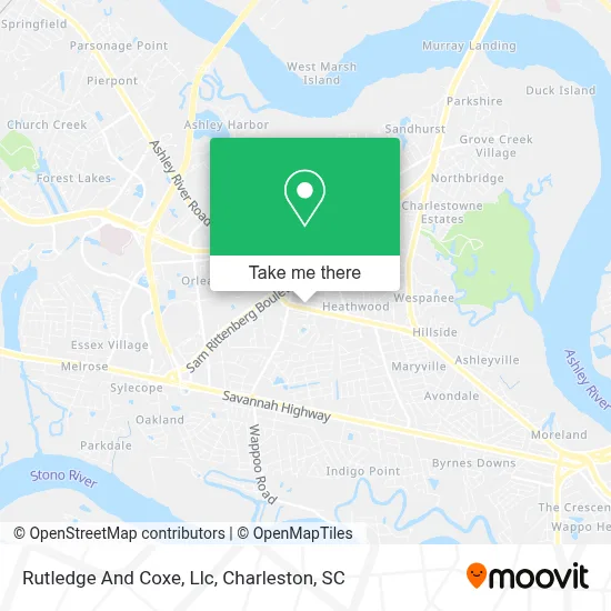 Rutledge And Coxe, Llc map