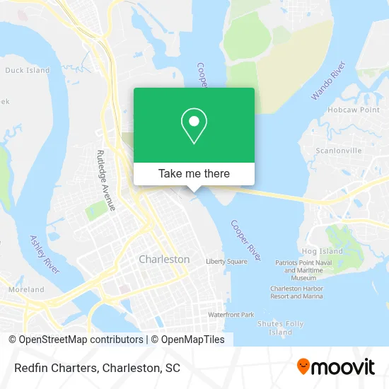 Redfin Charters map