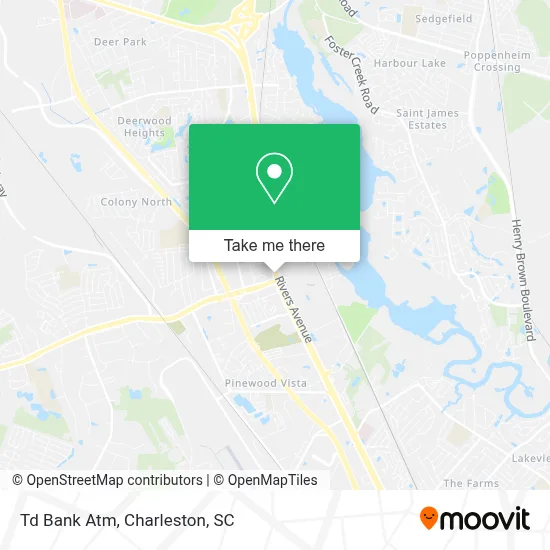 Td Bank Atm map