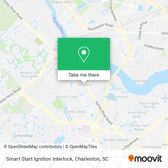 Smart Start Ignition Interlock map