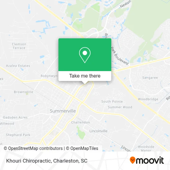 Khouri Chiropractic map