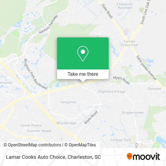 Lamar Cooks Auto Choice map