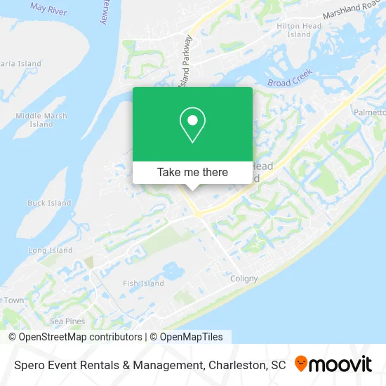 Spero Event  Rentals & Management map