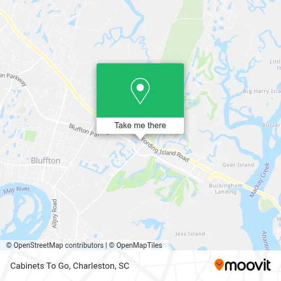 Cabinets To Go map