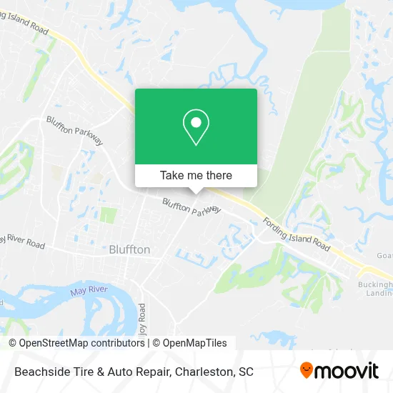 Beachside Tire & Auto Repair map