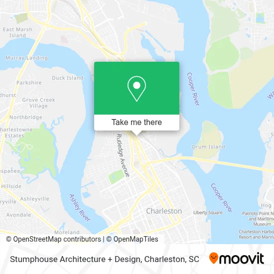 Stumphouse Architecture + Design map