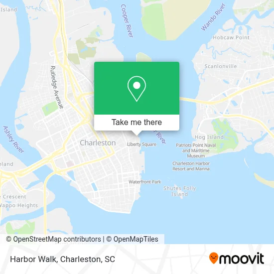 Harbor Walk map
