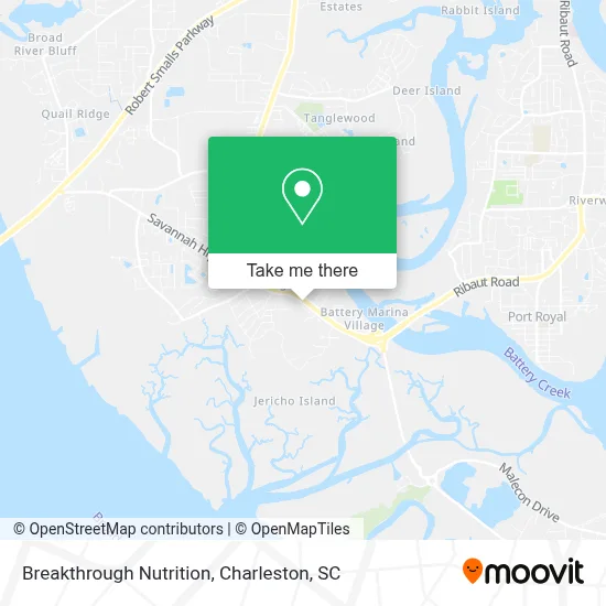 Breakthrough Nutrition map