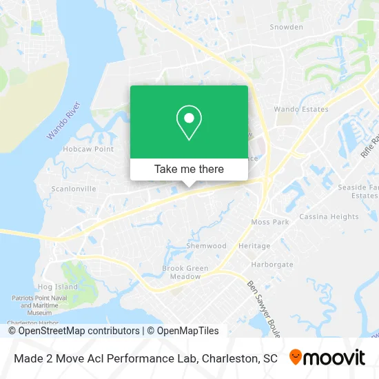 Made 2 Move Acl Performance Lab map