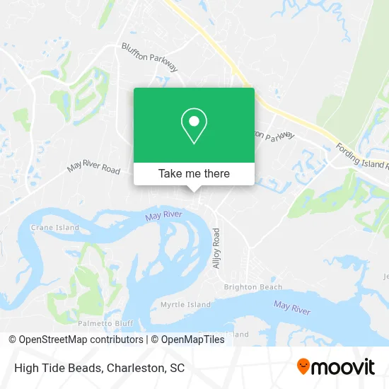 High Tide Beads map
