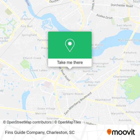 Fins Guide Company map