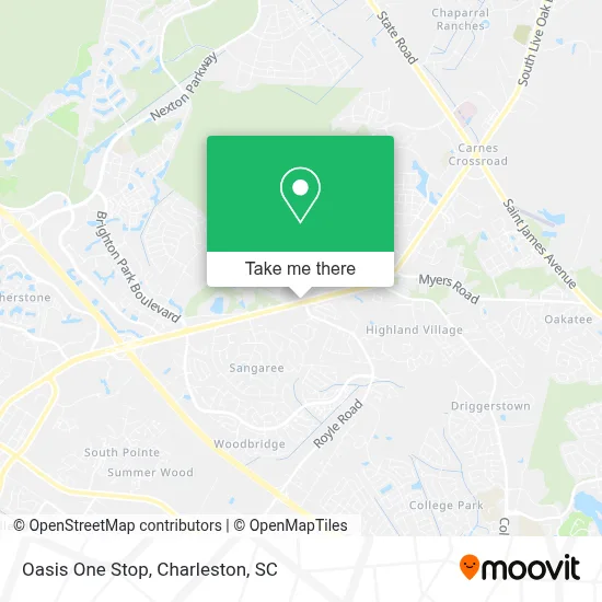 Oasis One Stop map