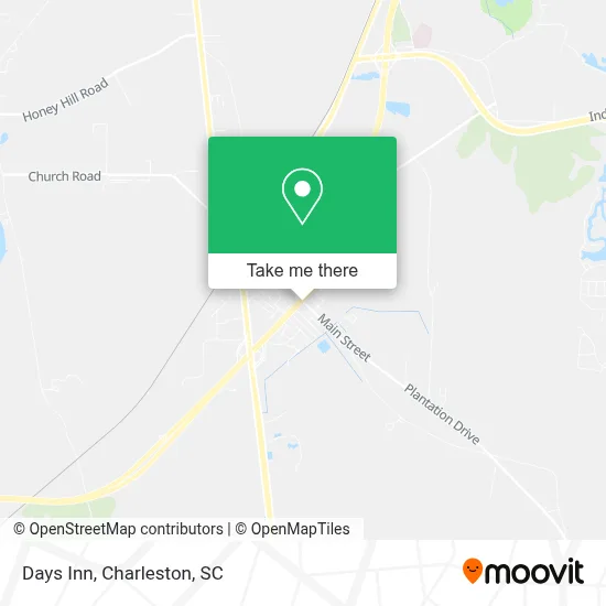 Days Inn map