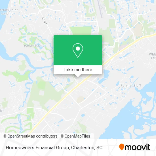 Homeowners Financial Group map