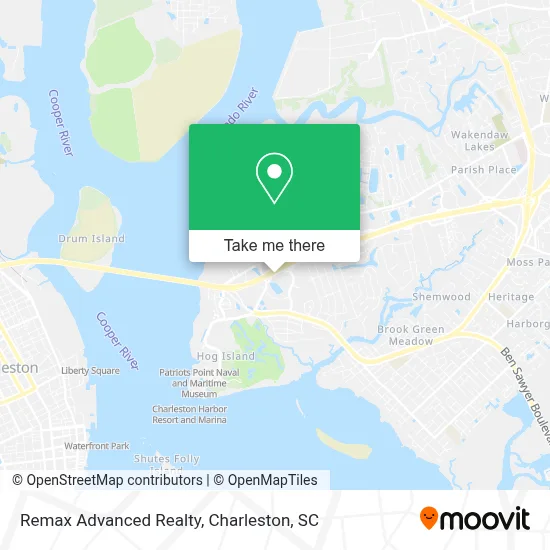 Remax Advanced Realty map