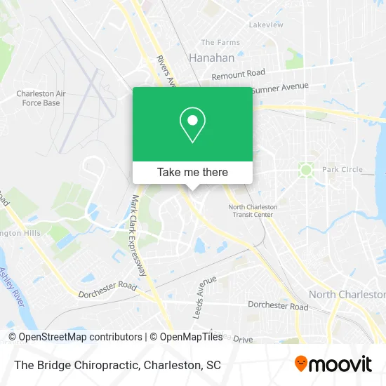 The Bridge Chiropractic map