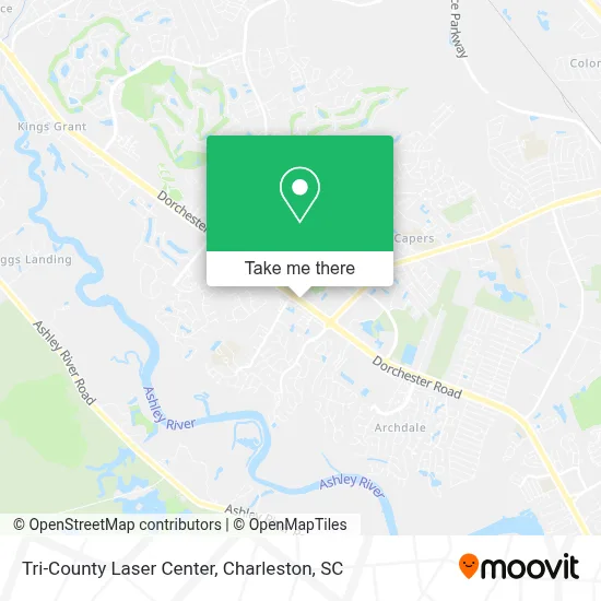 Tri-County Laser Center map