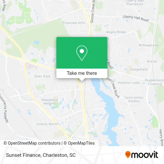 Sunset Finance map