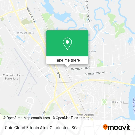 Coin Cloud Bitcoin Atm map