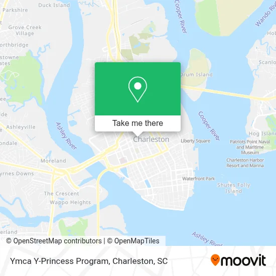 Ymca Y-Princess Program map